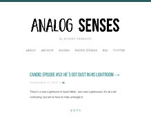 Tablet Screenshot of analogsenses.com